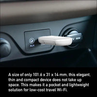 ZTE MF79N, Unlocked Wi-Fi USB Modem, Low Cost Travel Wi-Fi, External Antenna Ports (White)