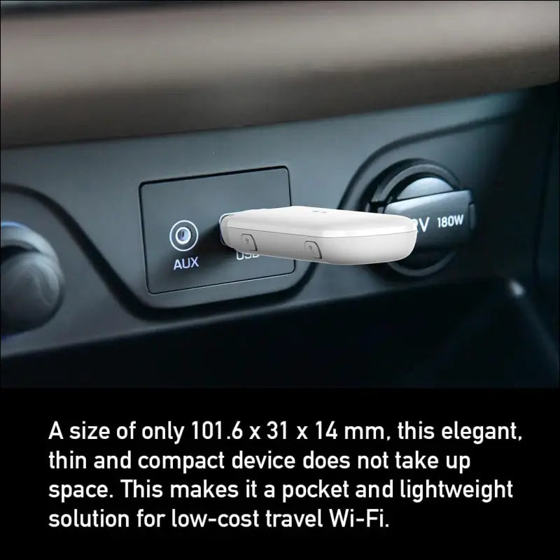 ZTE MF79N, Unlocked Wi-Fi USB Modem, Low Cost Travel Wi-Fi, External Antenna Ports (White)