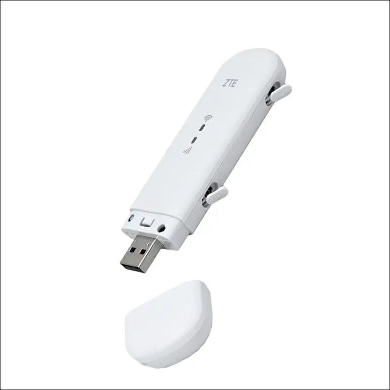 ZTE MF79N, Unlocked Wi-Fi USB Modem, Low Cost Travel Wi-Fi, External Antenna Ports (White)