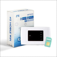 ZTE MF79N, Unlocked Wi-Fi USB Modem, Low Cost Travel Wi-Fi, External Antenna Ports (White)