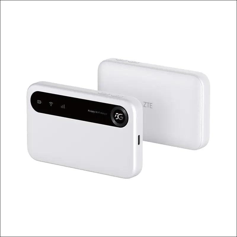 ZTE U50 Portable WiFi Access Point 5G with SIM Slot, Unlocked SIM Slot, Cost-Effective for 32 Home/Business Devices, 5G and 4G+, AX1800 WiFi 6, Up to 32 Devices